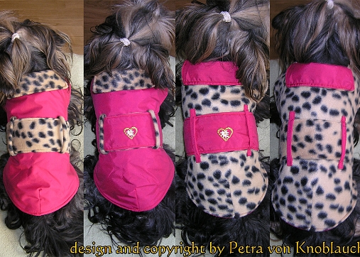 Übergang Diese Mäntelchen schützen unsere Lieblinge in der Übergangszeit vor Wind und Wetter-Sie werden wahlweise durch Klettband...